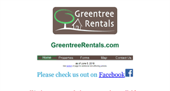Desktop Screenshot of greentreerentals.com